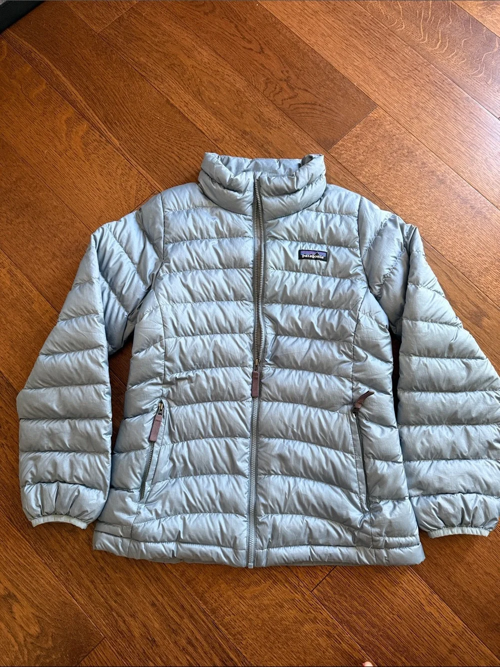 Patagonia Lightweight Down Jacket — Light Blue